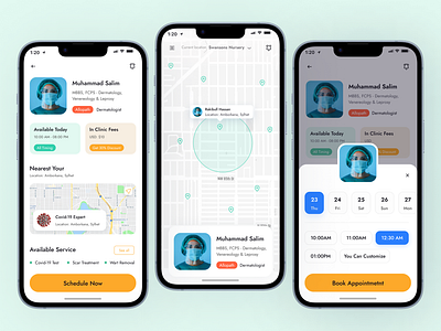Medical / Docter Appointment App design docter doctor appointment mobile app u healthcare mobile app ux design medical appointment medical dashboard mobile uiux medical mobile app uiux design medical scheduling app uxui mobile doctor booking app ui mobile doctor visit app uxui mobile healthcare app design telemedicine mobile app uiux ui design ux design uxui design