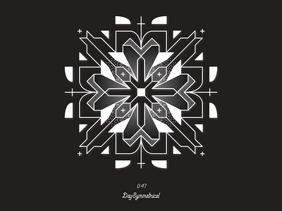 047 DaySymmetrical geometric graphic design linework symmetry