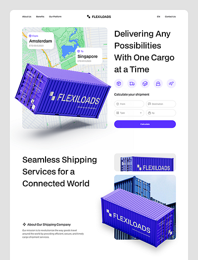 Shipping site on purrrr! design graphics graphics design ui ux website