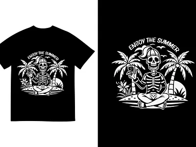 summer t shirt vector design sun