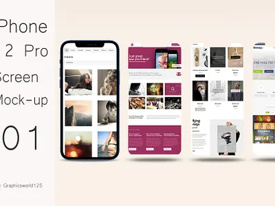 iPhone 12 Pro Screen Mock-up 01 iphone 16
