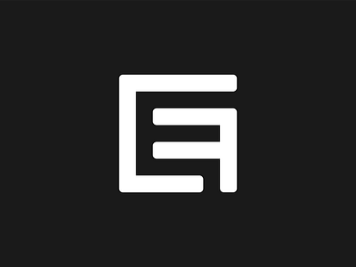 EF Logo | Modern - Technology - Square branding chip circit ef face icon iconography identity logo logotype mark modern square symbol technology