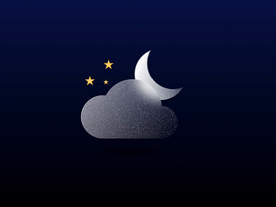 | 2 | Weather animation app forecast icon motion graphics night ui weather