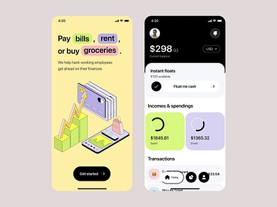 Payment app design app app design application design best mobile app design chart design fintech fintech app fintech illustration fintech mobile illustration ios mobile mobile design top mobile app design ui ux