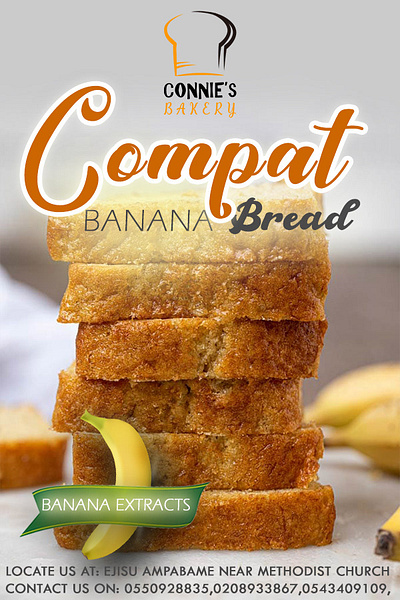 Compat Banana Bread branding graphic design logo