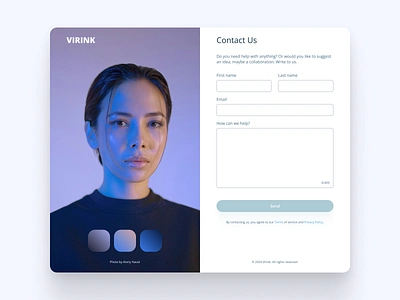 Daily UI 028 — Contact Us colors colours concept contact contact form contact us daily ui daily ui challenge dailyui daretoshare24 gradient minimalism product design send message support ui ui design ux ux design virink