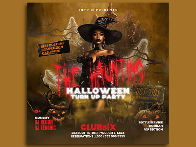 Halloween Flyer Template spooky