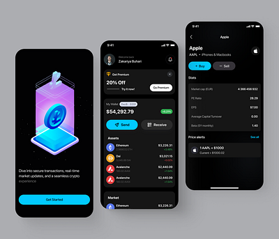 Crypto tab wallet app design bitcoin crypto app cryptocurrency currency exchange design exchange app fintech interface ios mobileapp product design ui uiux uiux design ux wallet