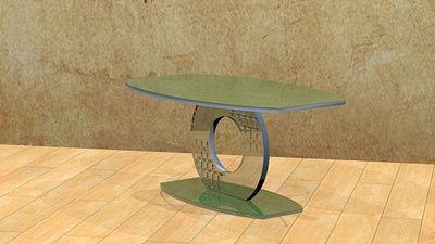 Table ring 3d graphic design interior tables