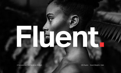 Fluent: Free Font Family branding download font free free font freebie graphic design logo minimalism modern sans serif type type design typeface typography web design website