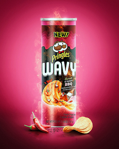 PROMOTIONAL FLYER PRINGLES WAVY FOR PRINGLES