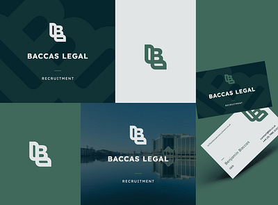 Baccas Legal branding graphic design logo