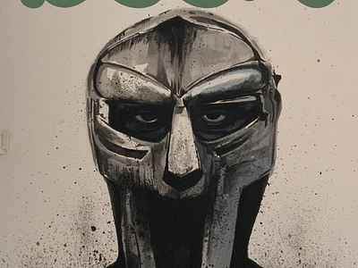 DOOM GOT MORE SOUL THAN A SOCK WITH A HOLE design digitaldraw illust illustration mfdoom procreate procreatedrawing sketching