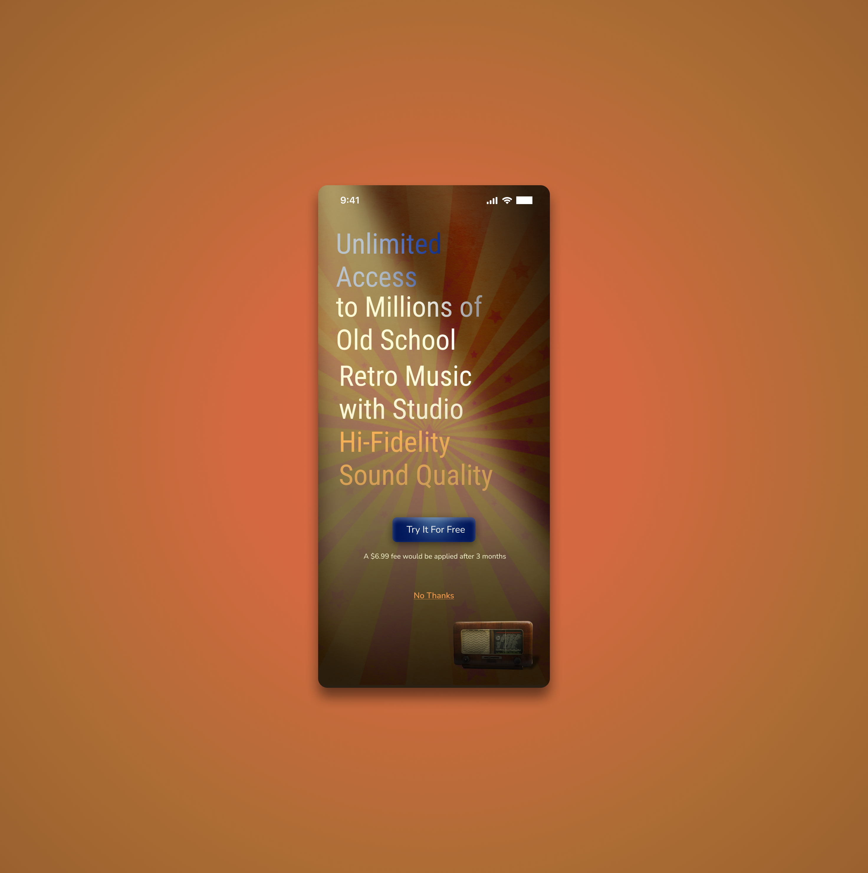 Boombox onboarding mobile design ui design ux design