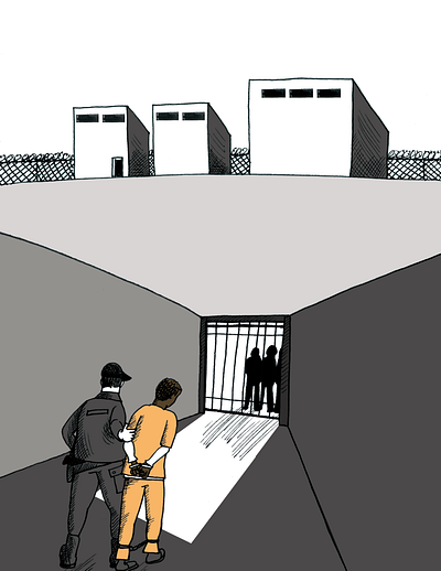 El Refugio: The Seedbag Story illustration immigration detention zine