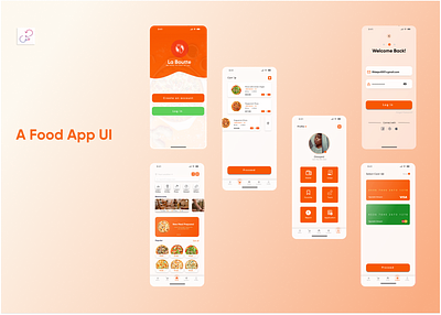 A food app Ui branding foodapp graphic design mobile ui ui