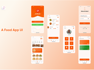 A food app Ui branding foodapp graphic design mobile ui ui