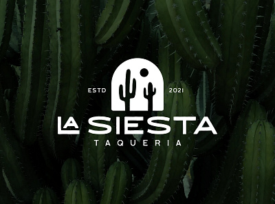 La Siesta Taqueria Branding branding burritos cactus design fb food graphic design illustration logo menu mexican modern restaurant siesta tacos taqueria vector