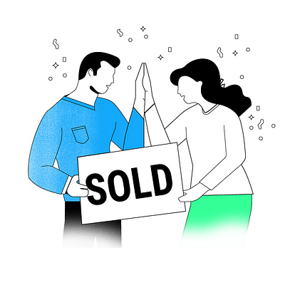 Sold branding business graphics coleen jorgensen coleen jorgensen illustrator corporate branding digital illustration digital marketing graphic design hero illustration home sales investments marketing mortgage real estate real estate graphics real estate investing real estate marketing selling a home sold ui