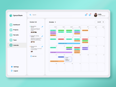 Team management app mobile calendar calendar app design graphic design team management ui ux web