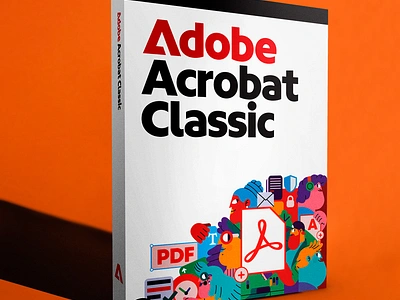 Adobe Acrobat classic acrobat adobe illustration ilustración jhonny núñez packaging design