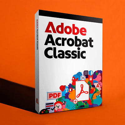 Adobe Acrobat classic acrobat adobe illustration ilustración jhonny núñez packaging design