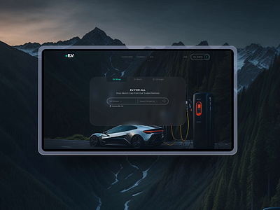 EV Web Application application bran branding ev ev charger ev market ev market place ev rend ev shop illustration ui ux web application webapp