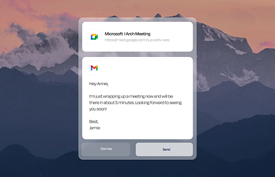 Email Meeting Reminder animation graphic design ui