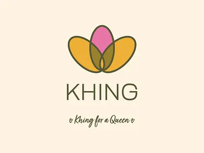 KHING branding creative direction design graphic design logo design stationery typography