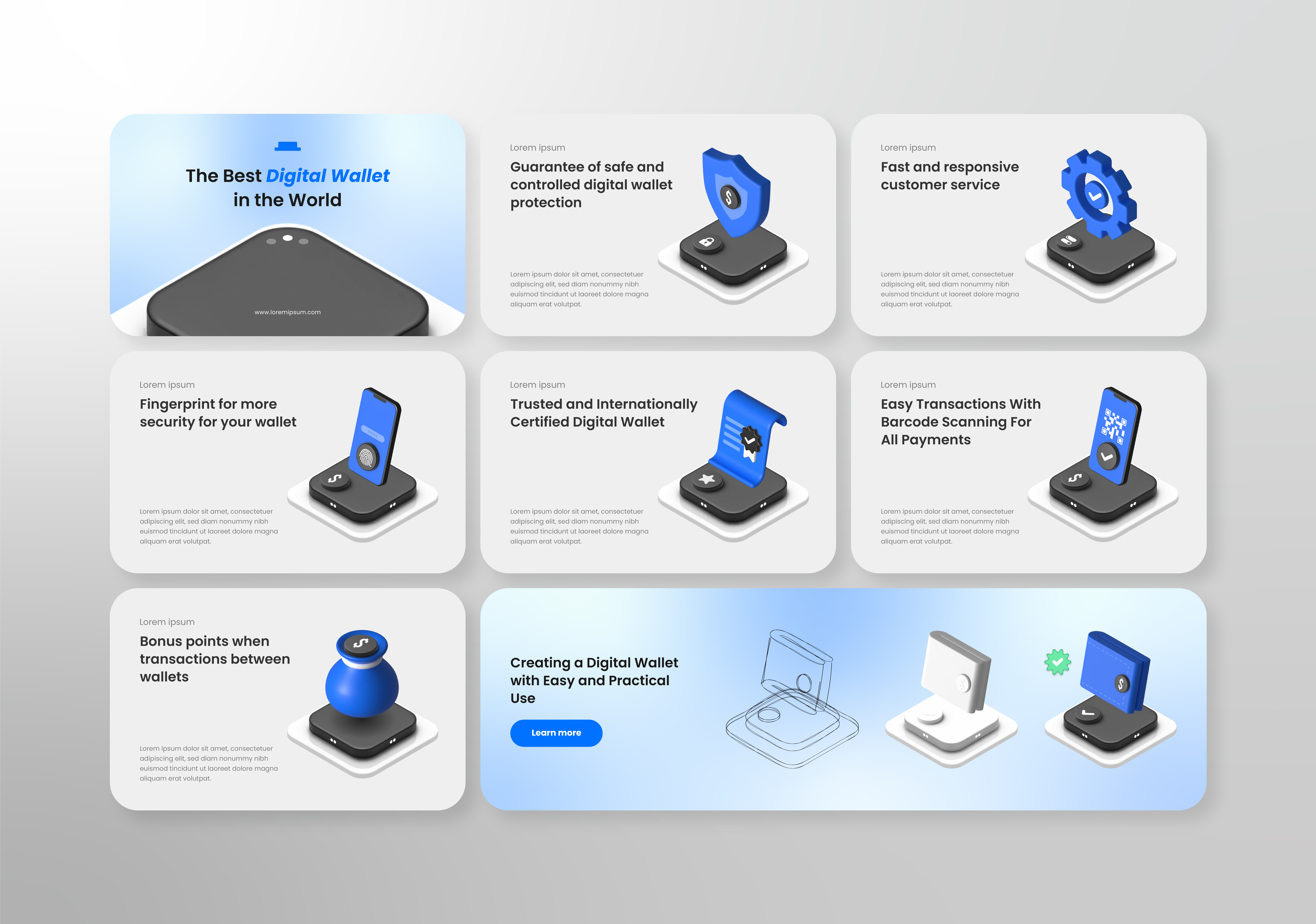 Example of Isometric Illustration For Website