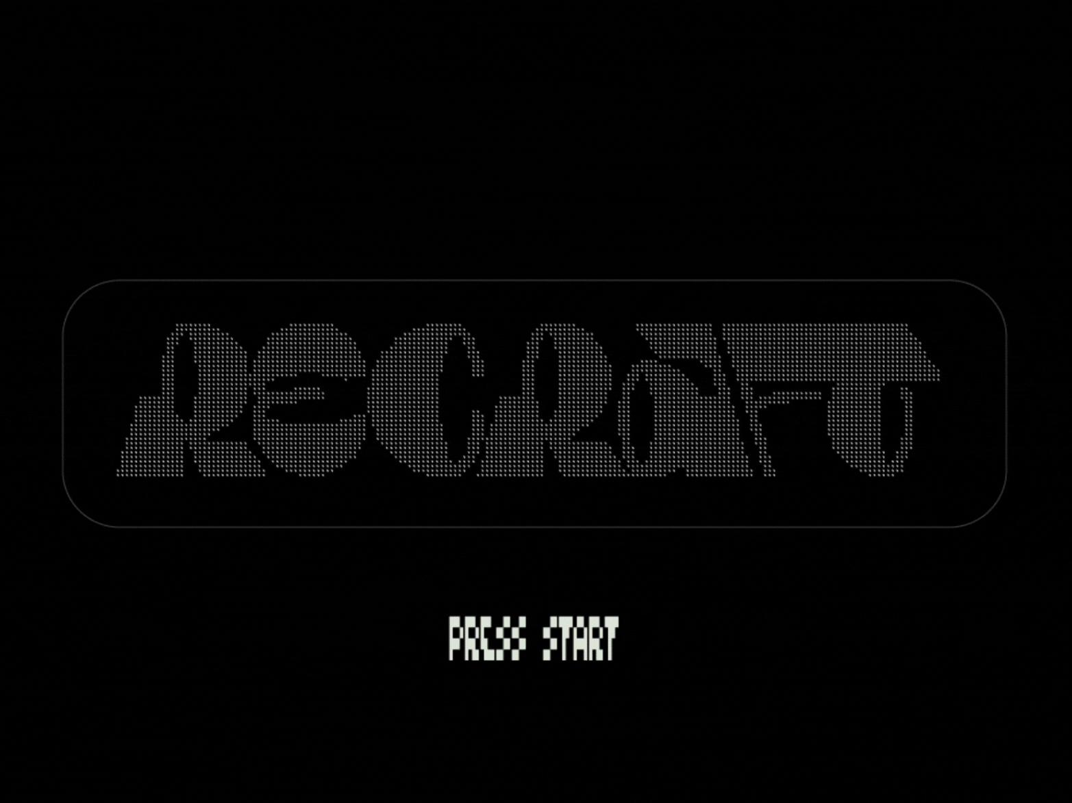 Recraft logo 8bit ai animation artboard branding gif logo p5js playfaces recraft typo typography wordmark