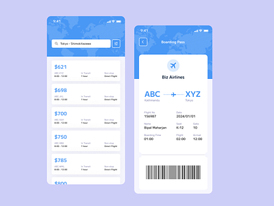 Boarding Pass boarding boardingpass dailyui design figma mobile pass ui ux