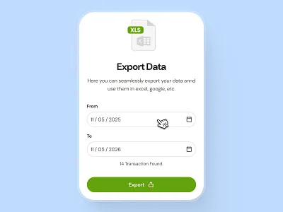 finpal: AI Finance Assistant App - Settings: Export Data UIUX blue budgeting app clean data export data export ui excel ui export data export ui finance app finance assistant finance assistant app finance companion finance ui kit green minimal modern personal finance app privacy privacy ui simple