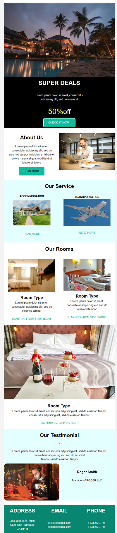 Mailchimp Travel Agency Email Template Design adobe photoshop branding canva design digital marketing email template illustration klaviyo mailchimp ui