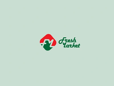 fresh market graphic design icon logo market modern supermarket