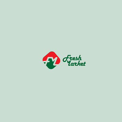 fresh market graphic design icon logo market modern supermarket