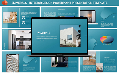 Emmerals - Interior Design Presentation Template architecture design exterior interior powerpoint presentation template