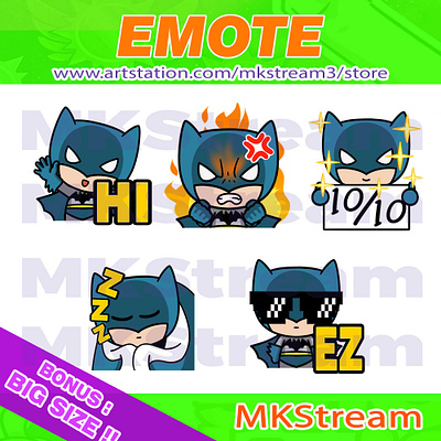 Emotes Chibi Batman waving, comfy, perfect, rage & ez pack animated emotes anime batman batman emoji batman emotes batman stickers chibi batman cute design discord emoji emotes ez illustration perfect rage emotes sleep emotes sub badge super hero superheroes waving