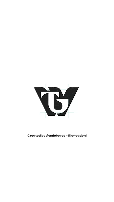 WT TW monogram ready-made logo for sale 3d anhdodes animation branding design graphic design illustration logo logo design logo designer logodesign minimalist logo minimalist logo design motion graphics ui