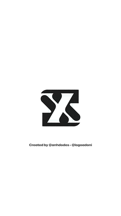 XZ ZX monogram ready-made logo for sale 3d anhdodes animation branding design graphic design illustration logo logo design logo designer logodesign minimalist logo minimalist logo design motion graphics ui