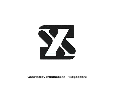 XZ ZX monogram ready-made logo for sale 3d anhdodes animation branding design graphic design illustration logo logo design logo designer logodesign minimalist logo minimalist logo design motion graphics ui