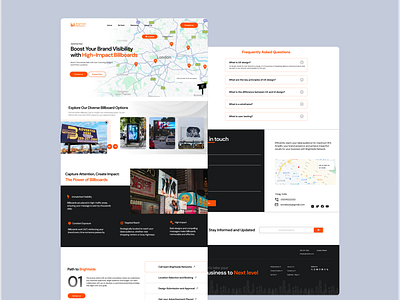 Design for Billboard Advertisements Company branding ui