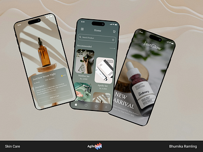 Skin Care Product Delivery App Design agiledock agiledock designs agiledock services app design innovation mobile app mobile app design skin care ui ux user experience