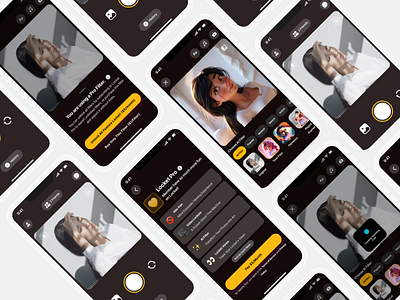 New Feature AI Photo Filter - Locket App ai ai app ai photo instagram locketapp mobile application photoapp photofilter photography ui