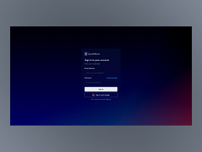 SynthMind - AI Web3 Bot Business & Technology Startup - Sign In ai aibot aichatbot chatbot clean dark figma gradient landing page log in sign in tech technology template theme ui ux web design web3 website