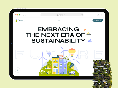 Environmental Website Design city earth eco eco friendly energy environmental global warming graphic design green renewable energy sustainability ui