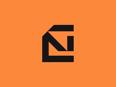 NC mark logo logotype mark logomark monogram nc cn n c