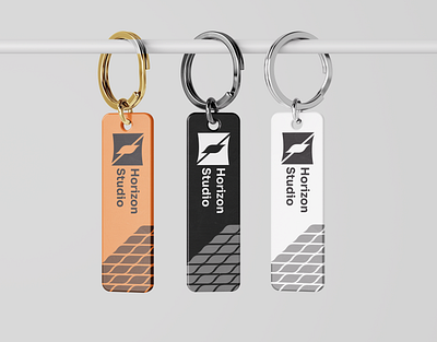 Horizon Studio | Keychain 🔑 | Mockup brand branding color pallet design keychain ui