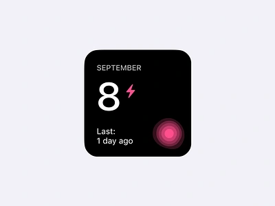 Migraine Tracker Widget app design homescreen widget ios app ios widget logging ui widget widgets