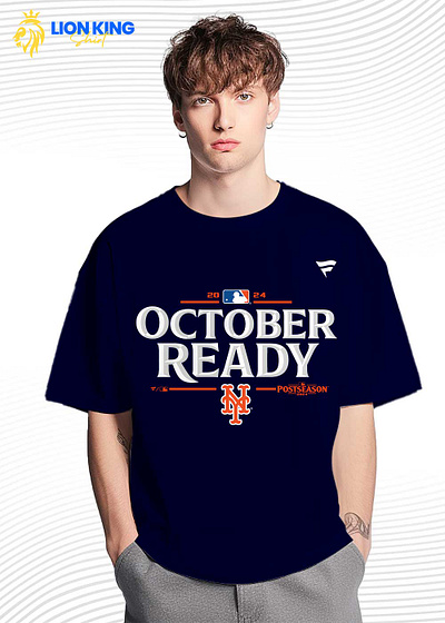 How October Ready New York Mets Shirt 2024 Brings Fans Together graphic design